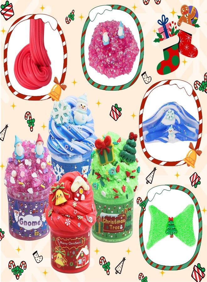LAWOHO Stocking Stuffers for Kids, Christmas Slime, Cloud Slime kit for Girls Ages 8-12, for Girls and Boys Christmas Stocking Stuffers, 4 5 6 7 8 9 10 Year Old Kids Stocking Stuffers - Image 3